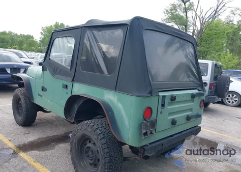 1988 Jeep Wrangler Sport from USA, damaged, VIN 2BCCZ81K6JB543582